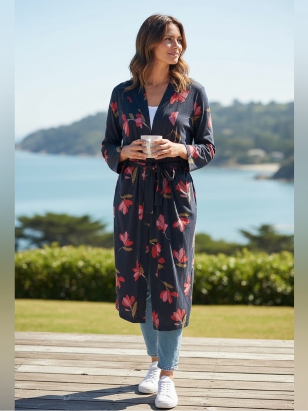 PJ Salvage New Women’s Robe Duster Cardigan Size Medium